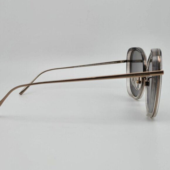 Charles & Keith CK3-71280268 Gold Titanium Frame Gold Mirror Lens Sunglasses main image 6